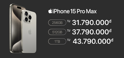 Giá iPhone 15 sau khi áp dụng khuyến mãi giảm giá